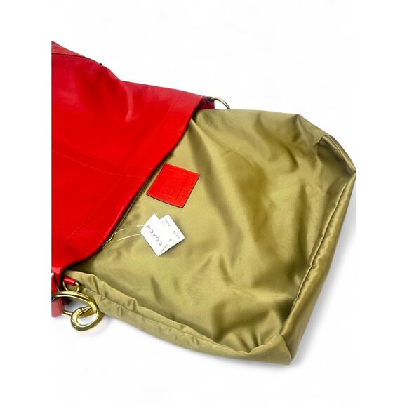 Coach Vintage Y2K Red leather Zoe Hobo Bag - Picture 12 of 12